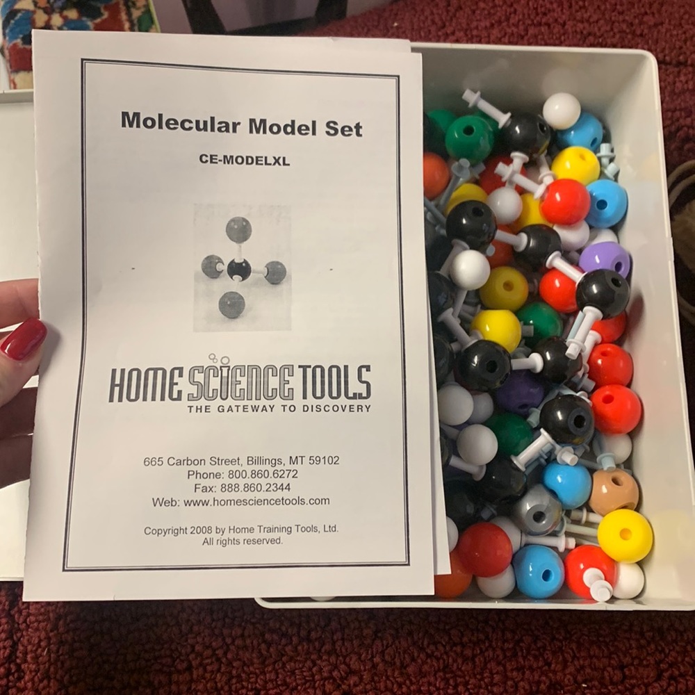 Organic chemistry model kit
